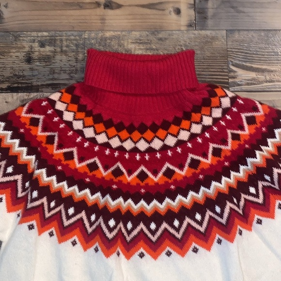 New Lands End Fair Isle Sweater size XL - Picture 3 of 5